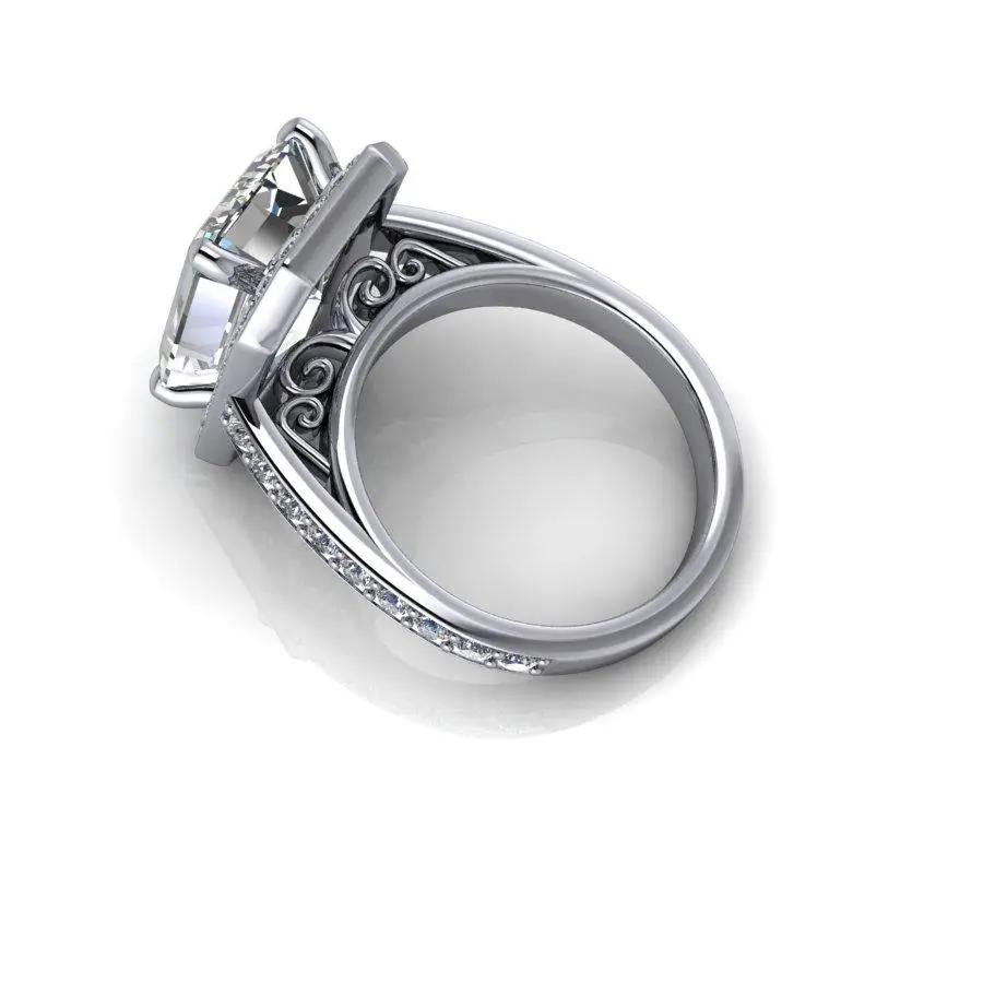 925 Silver Engagement Ring Bel Viaggio Designs, LLC