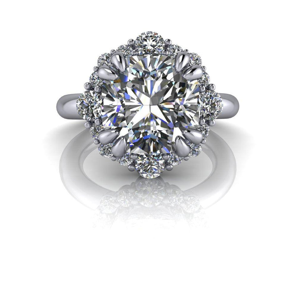 925 Silver Engagement Ring Bel Viaggio Designs, LLC
