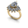 10kt yellow gold Engagement Ring Bel Viaggio Designs, LLC