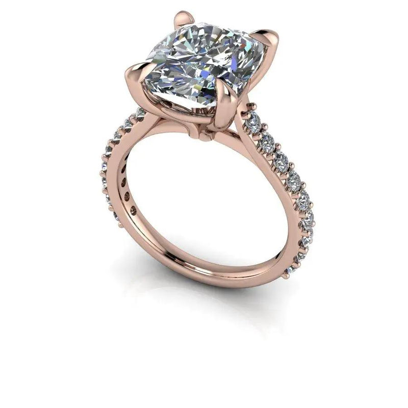 10kt rose gold Engagement Ring Bel Viaggio Designs, LLC