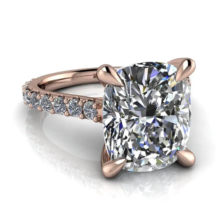 10kt rose gold Engagement Ring Bel Viaggio Designs, LLC