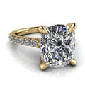 10kt yellow gold Engagement Ring Bel Viaggio Designs, LLC