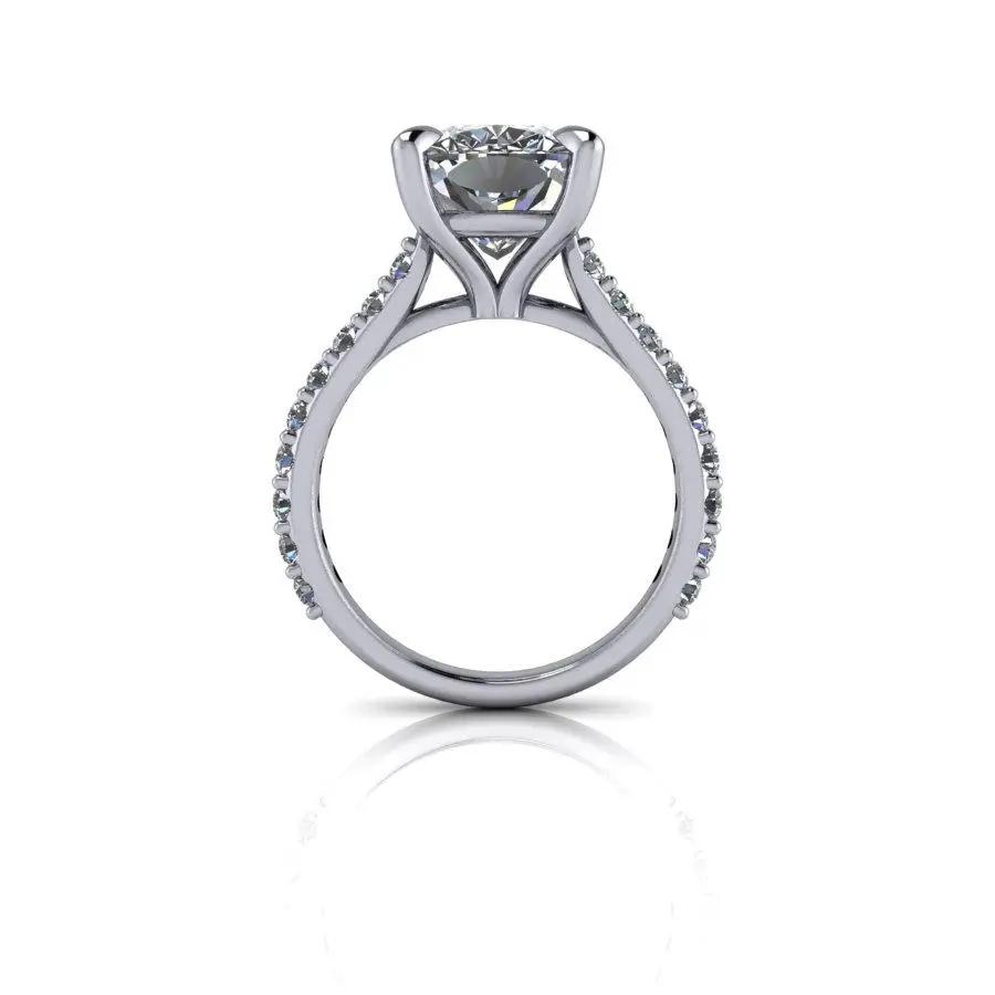 925 Silver Engagement Ring Bel Viaggio Designs, LLC