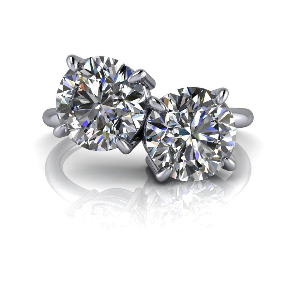 10kt white gold Engagement Ring Bel Viaggio Designs, LLC