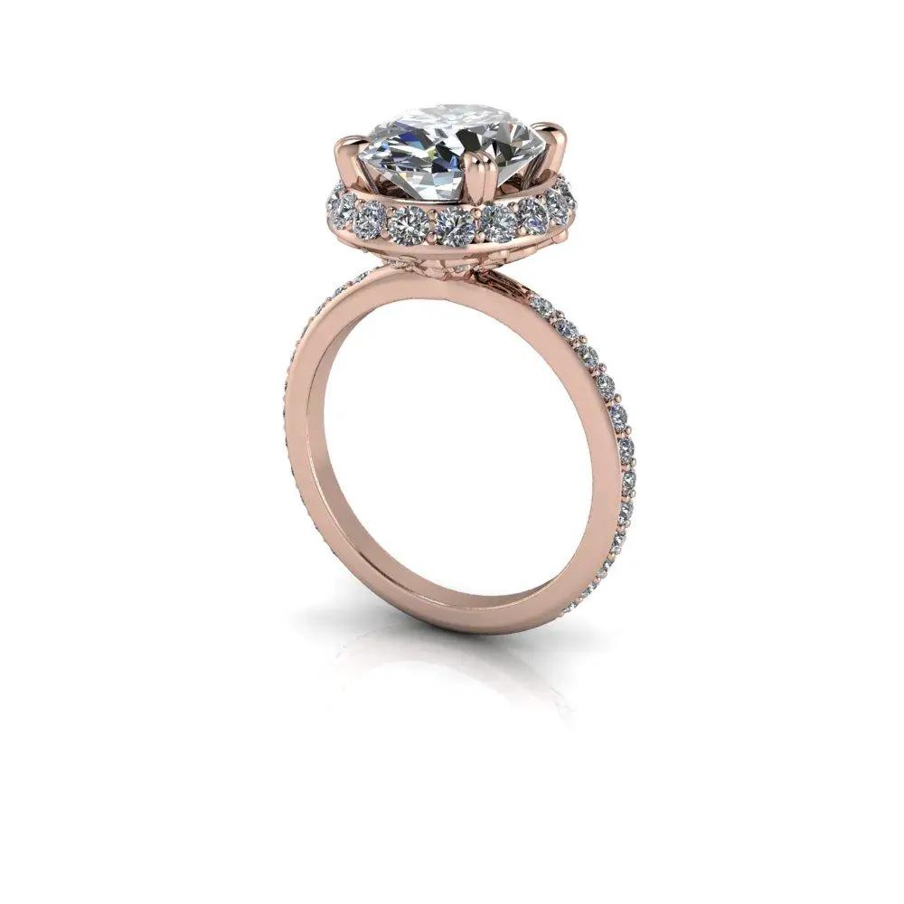 10kt rose gold Engagement Ring Bel Viaggio Designs, LLC