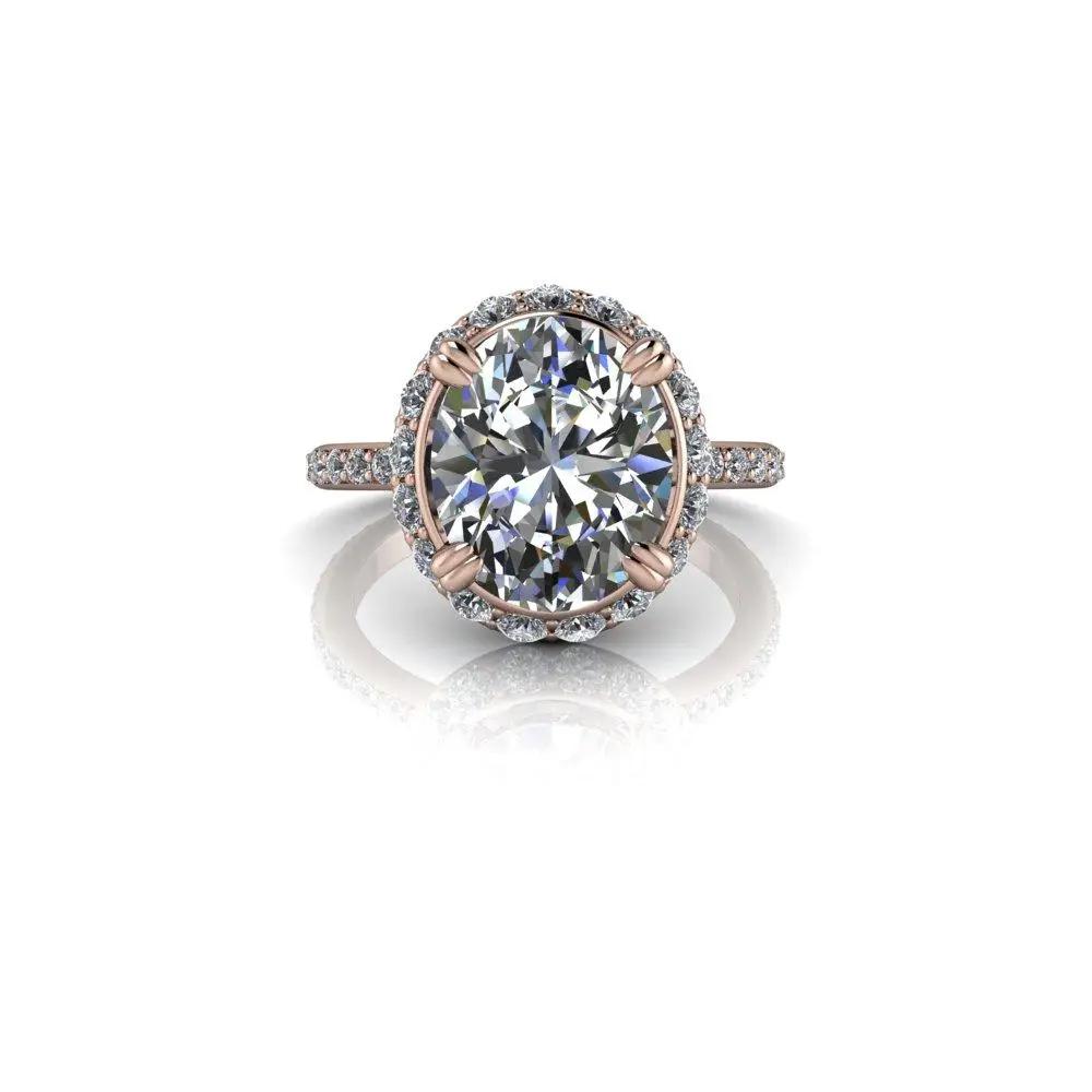 14kt rose gold Engagement Ring Bel Viaggio Designs, LLC