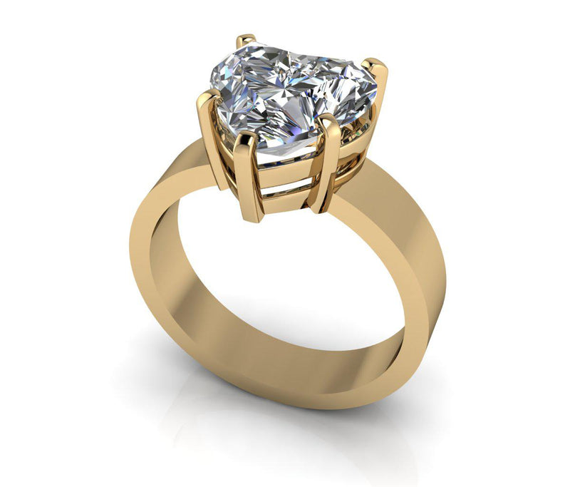 10kt yellow gold Engagement Ring Bel Viaggio Designs, LLC