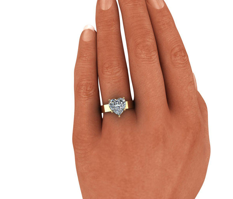 10kt yellow gold Engagement Ring Bel Viaggio Designs, LLC