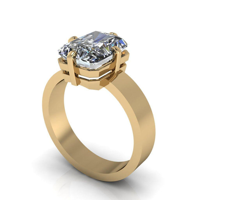 10kt yellow gold Engagement Ring Bel Viaggio Designs, LLC