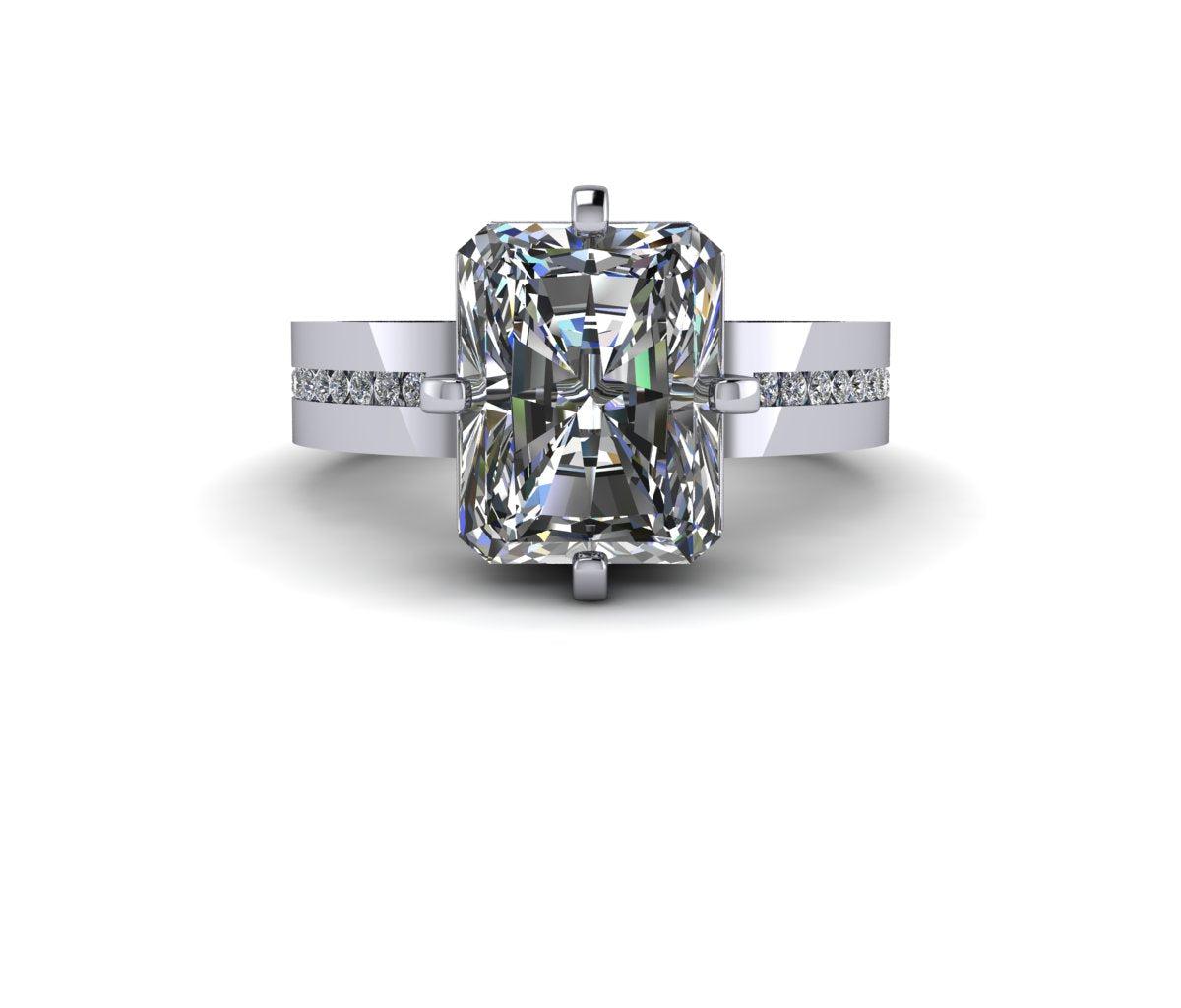 925 Silver Engagement Ring Bel Viaggio Designs, LLC