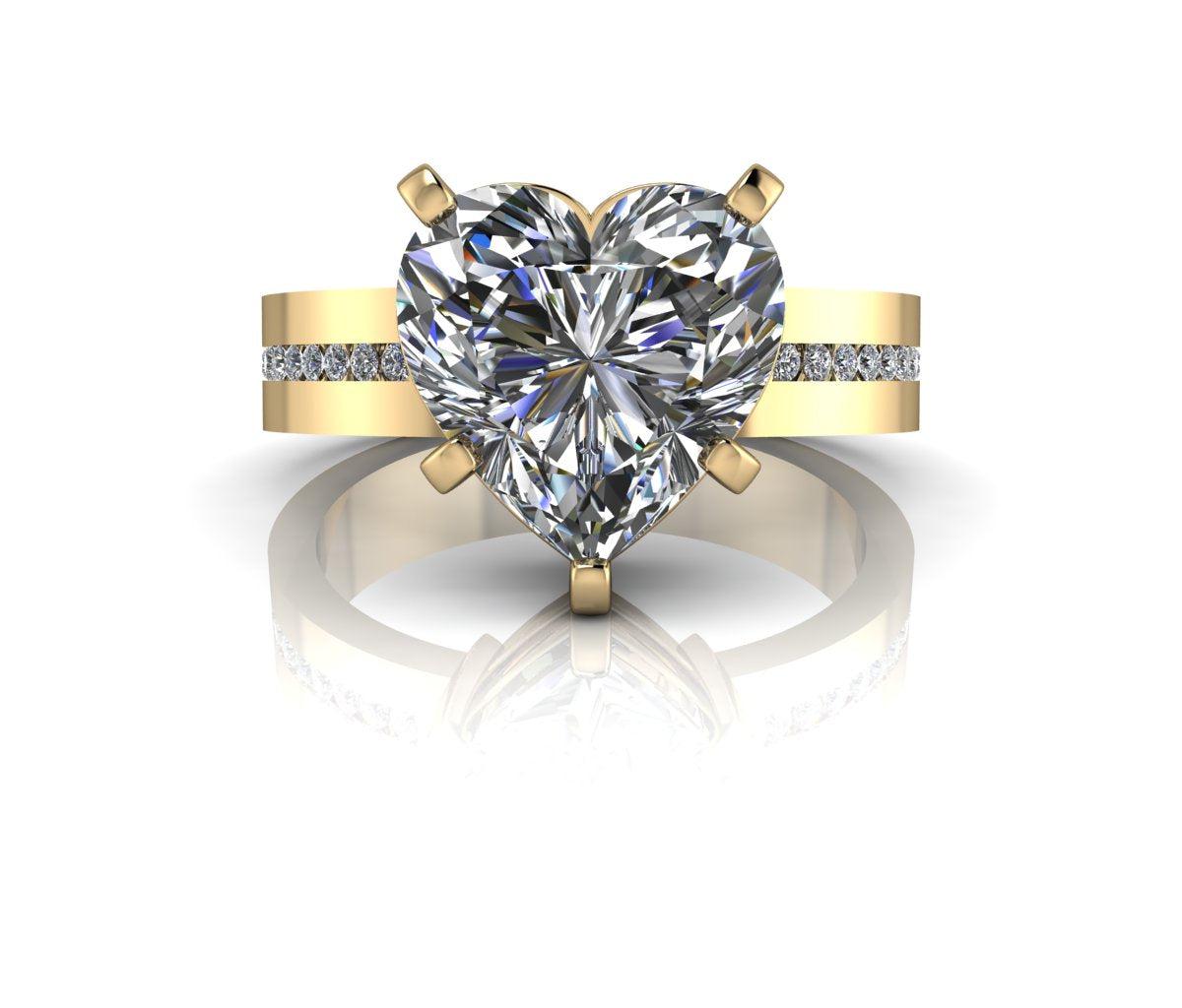 10kt yellow gold Engagement Ring Bel Viaggio Designs, LLC