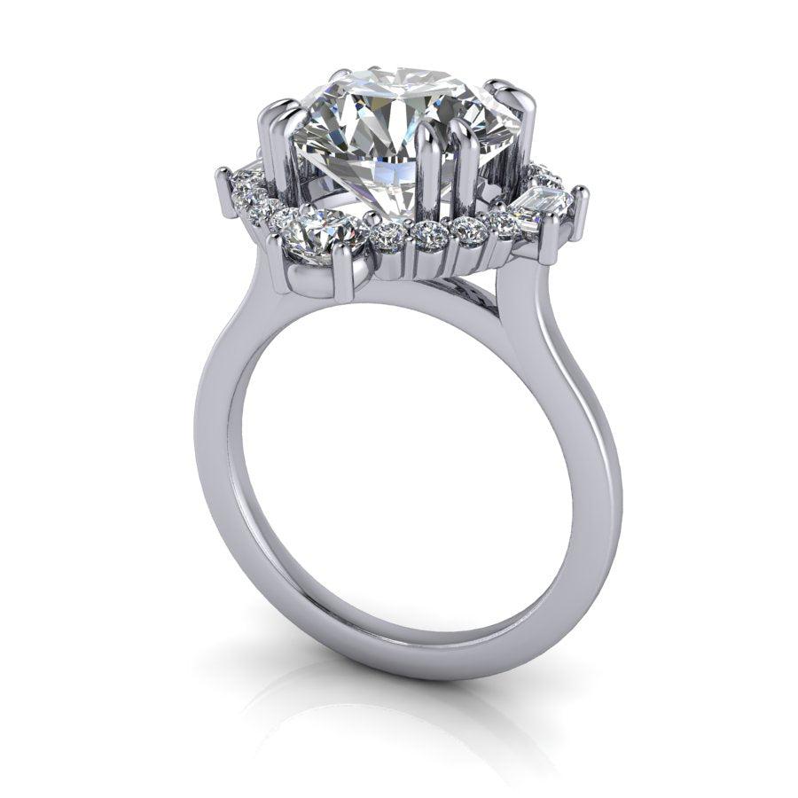 925 Silver Engagement Ring Bel Viaggio Designs, LLC