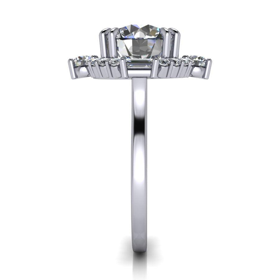 925 Silver Engagement Ring Bel Viaggio Designs, LLC