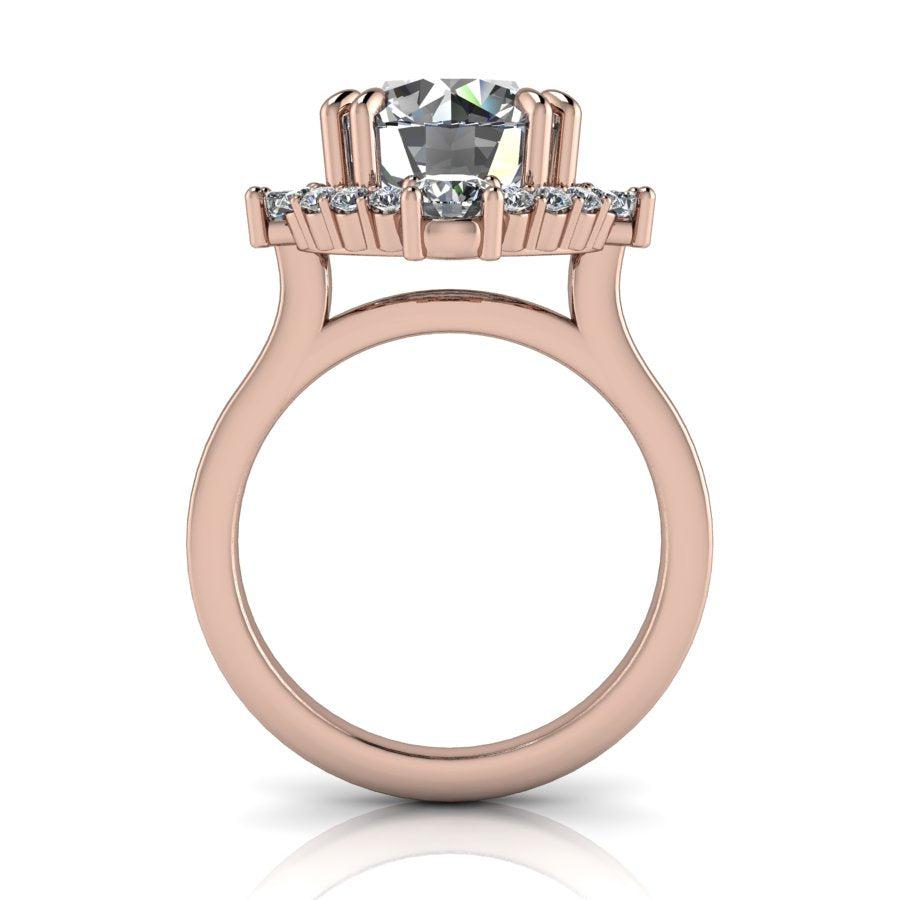 10kt rose gold Engagement Ring Bel Viaggio Designs, LLC