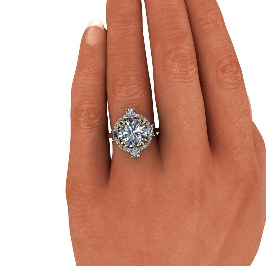 925 Silver Engagement Ring Bel Viaggio Designs, LLC