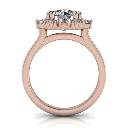 10kt rose gold Engagement Ring Bel Viaggio Designs, LLC