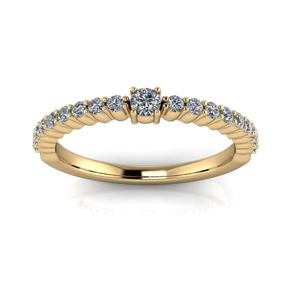 10kt yellow gold Engagement Ring Bel Viaggio Designs, LLC