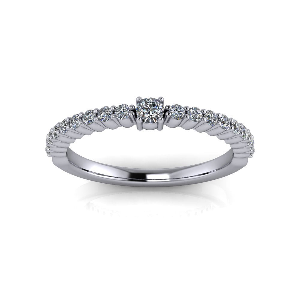 925 Silver Engagement Ring Bel Viaggio Designs, LLC