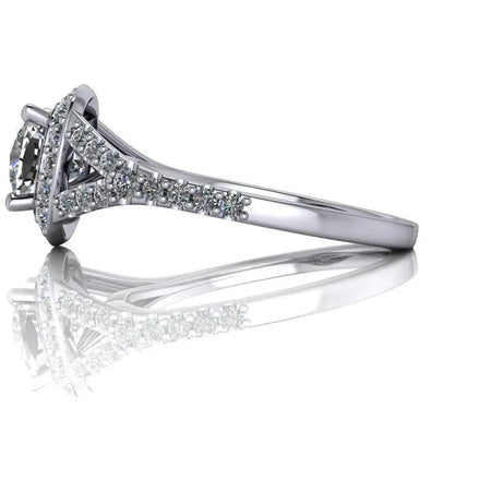 925 Silver Engagement Ring Bel Viaggio Designs, LLC