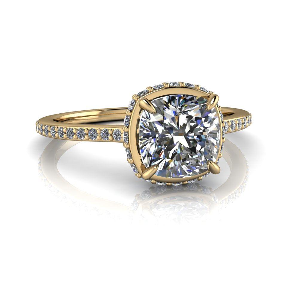 10kt yellow gold Engagement Ring Bel Viaggio Designs, LLC