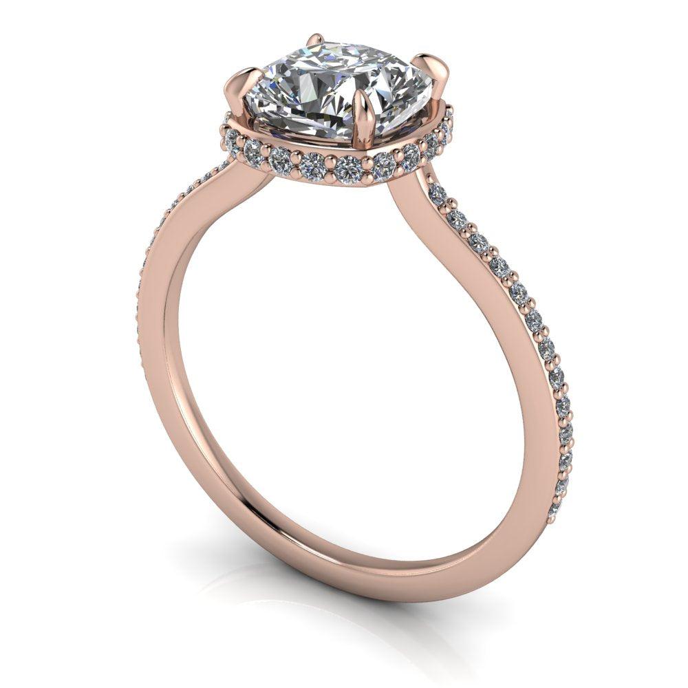 10kt white gold Engagement Ring Bel Viaggio Designs, LLC