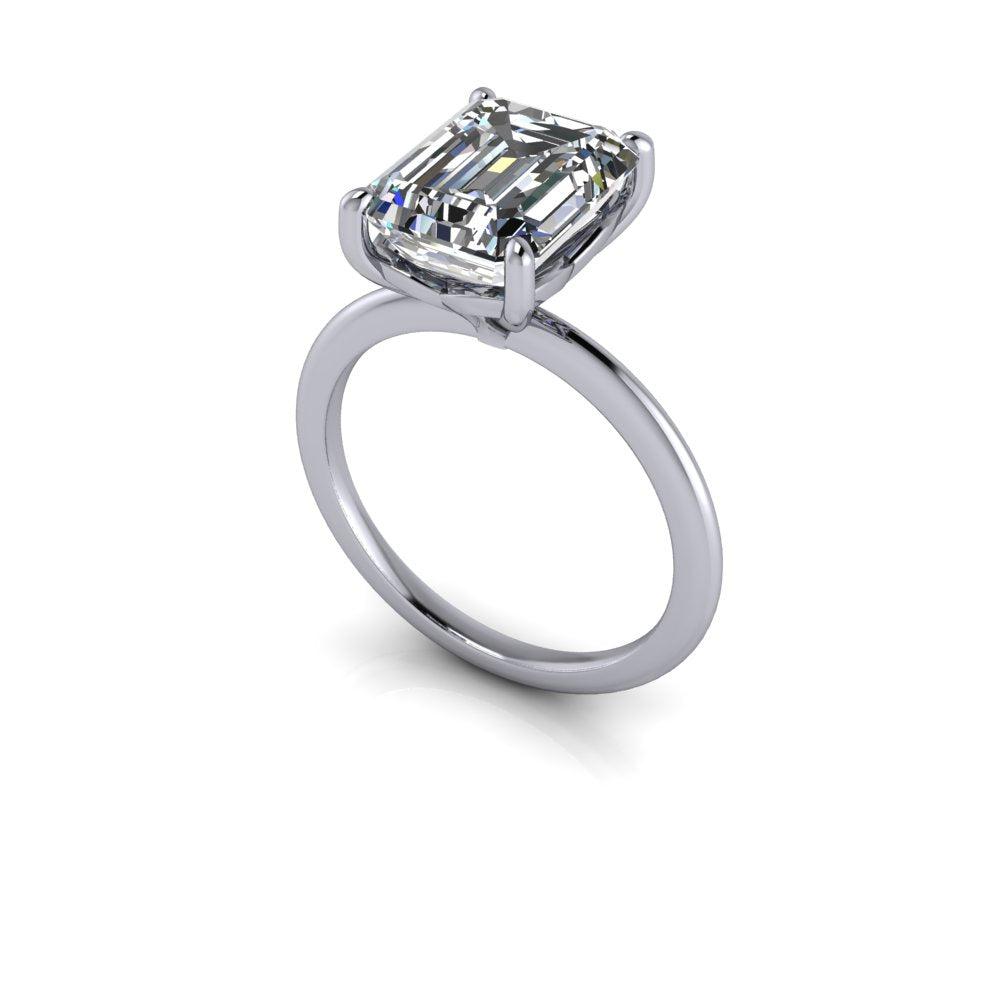 925 Silver Engagement Ring Bel Viaggio Designs, LLC