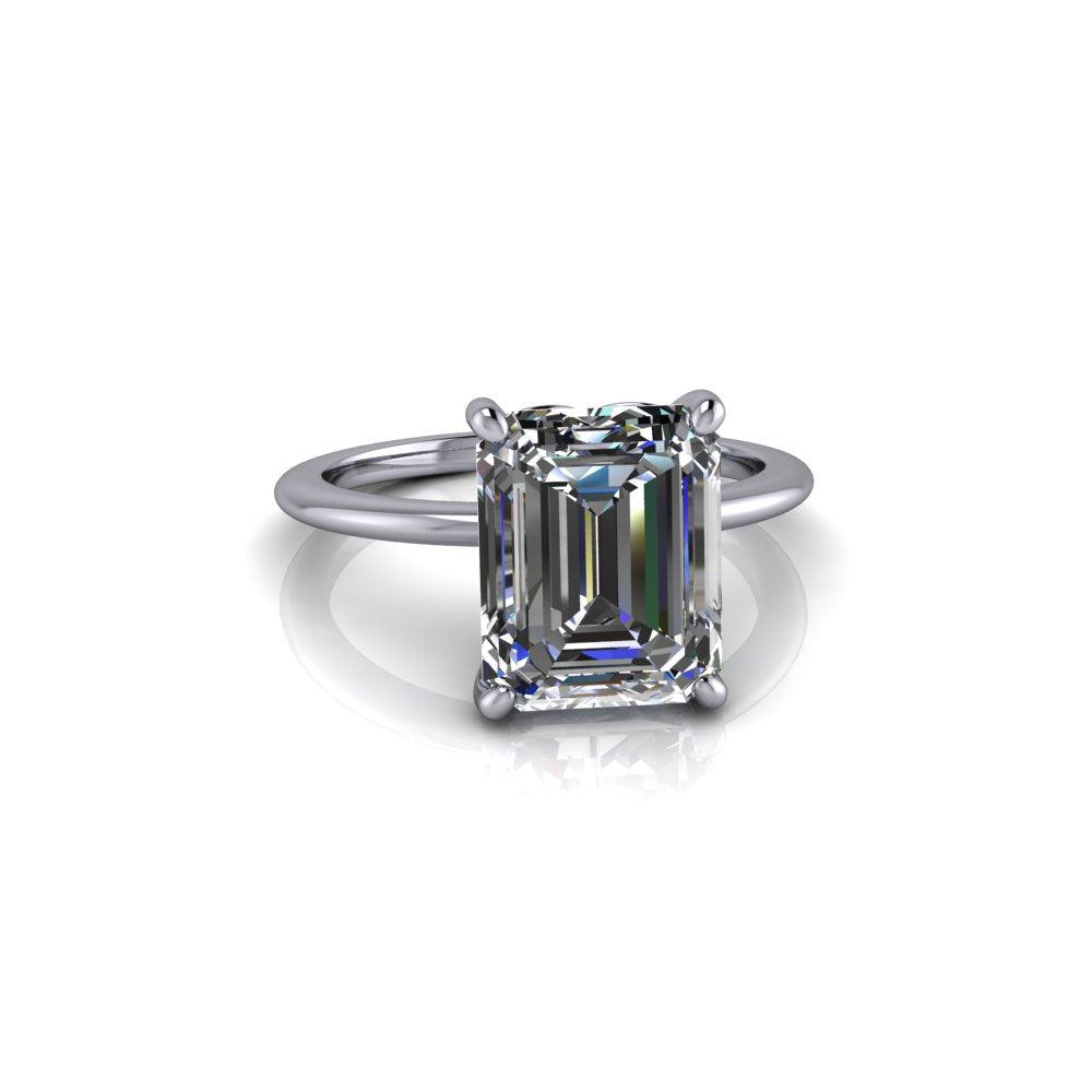 10kt white gold Engagement Ring Bel Viaggio Designs, LLC