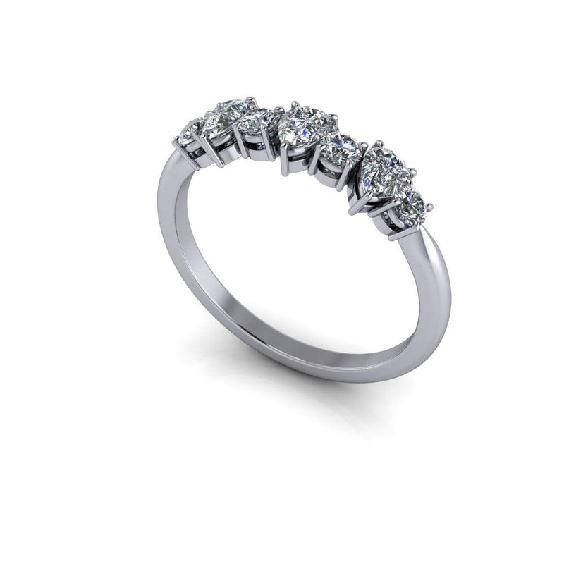 10kt white gold Anniversary Ring Bel Viaggio Designs, LLC