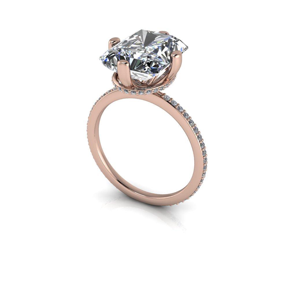 10kt rose gold Engagement Ring Bel Viaggio Designs, LLC