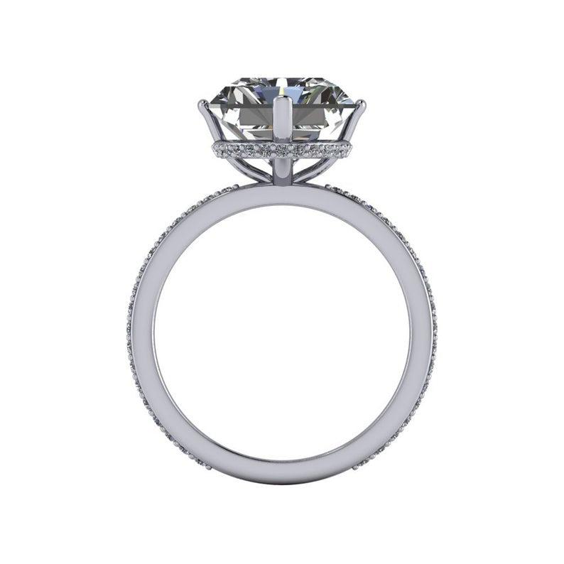 10kt white gold Engagement Ring Bel Viaggio Designs, LLC