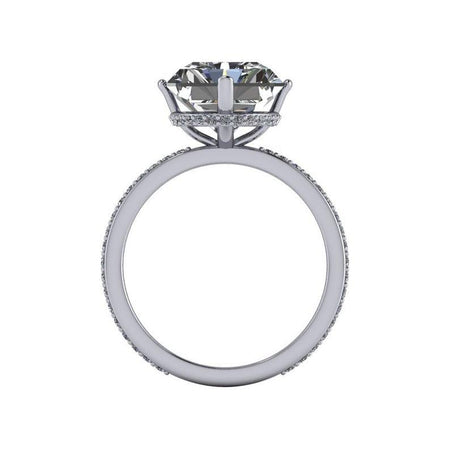 10kt white gold Engagement Ring Bel Viaggio Designs, LLC