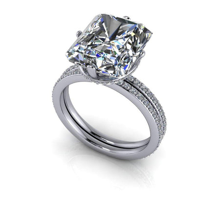 10kt white gold Engagement Ring Bel Viaggio Designs, LLC