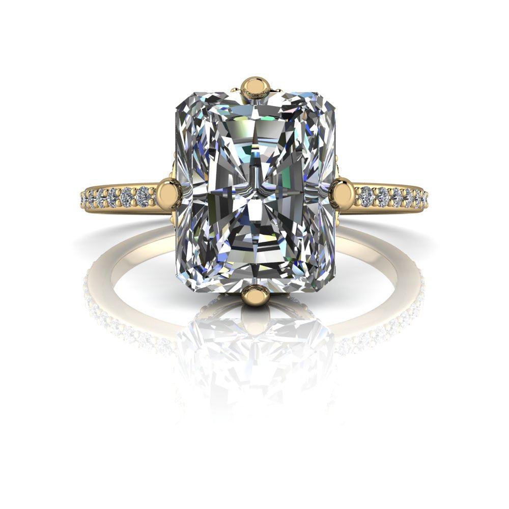 10kt yellow gold Engagement Ring Bel Viaggio Designs, LLC