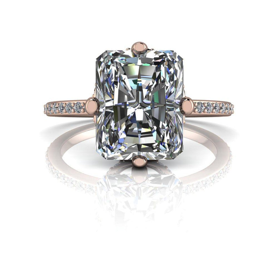 10kt rose gold Engagement Ring Bel Viaggio Designs, LLC