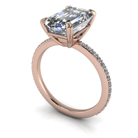 10kt rose gold Engagement Ring Bel Viaggio Designs, LLC