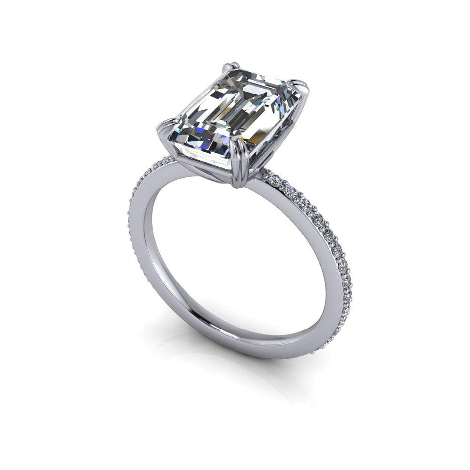 10kt white gold Engagement Ring Bel Viaggio Designs, LLC