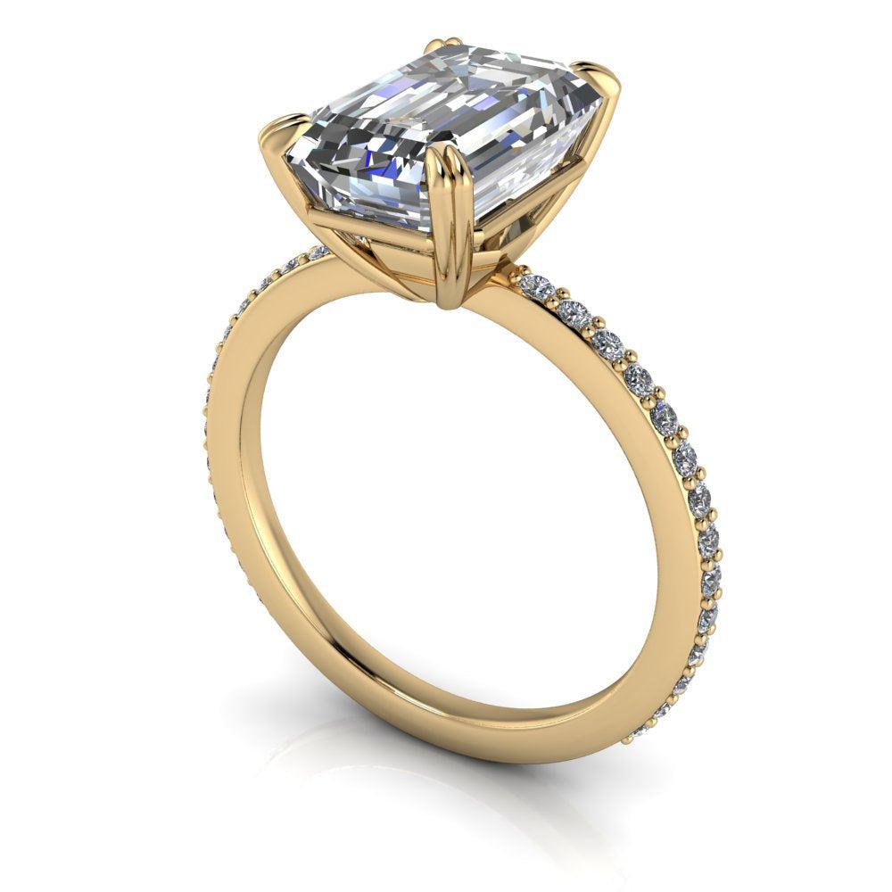 10kt yellow gold Engagement Ring Bel Viaggio Designs, LLC