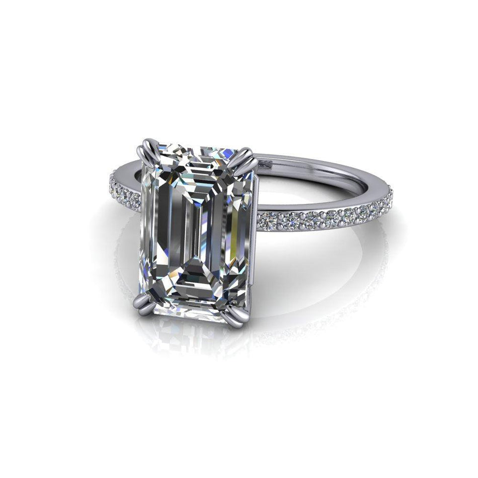 10kt white gold Engagement Ring Bel Viaggio Designs, LLC