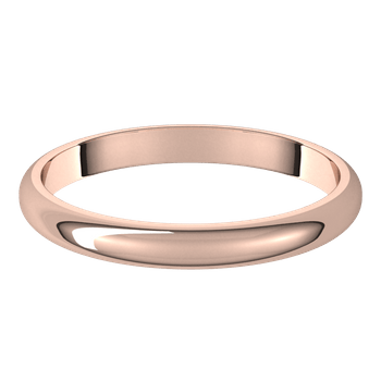 14 kt rose gold Wedding band Bel Viaggio Designs, LLC