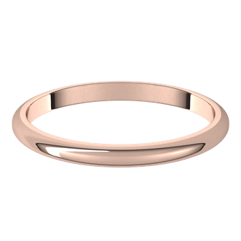 14 kt rose gold Wedding band Bel Viaggio Designs, LLC