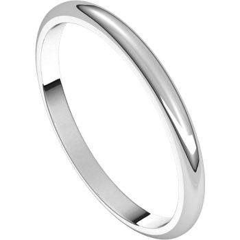 14 kt white gold Wedding band Bel Viaggio Designs, LLC