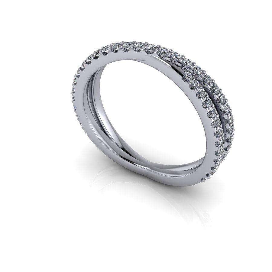 10kt white gold Engagement Ring Bel Viaggio Designs, LLC