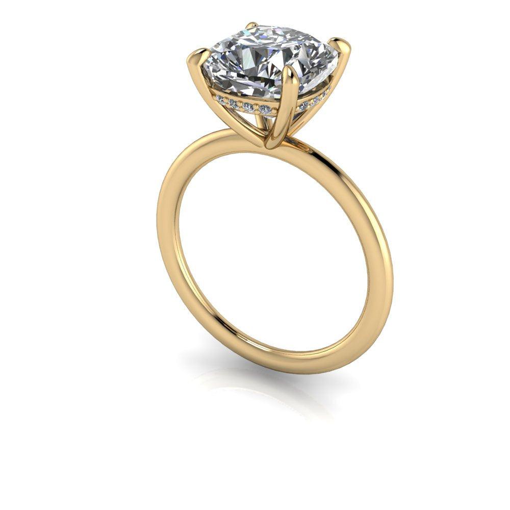 10kt yellow gold Engagement Ring Bel Viaggio Designs, LLC