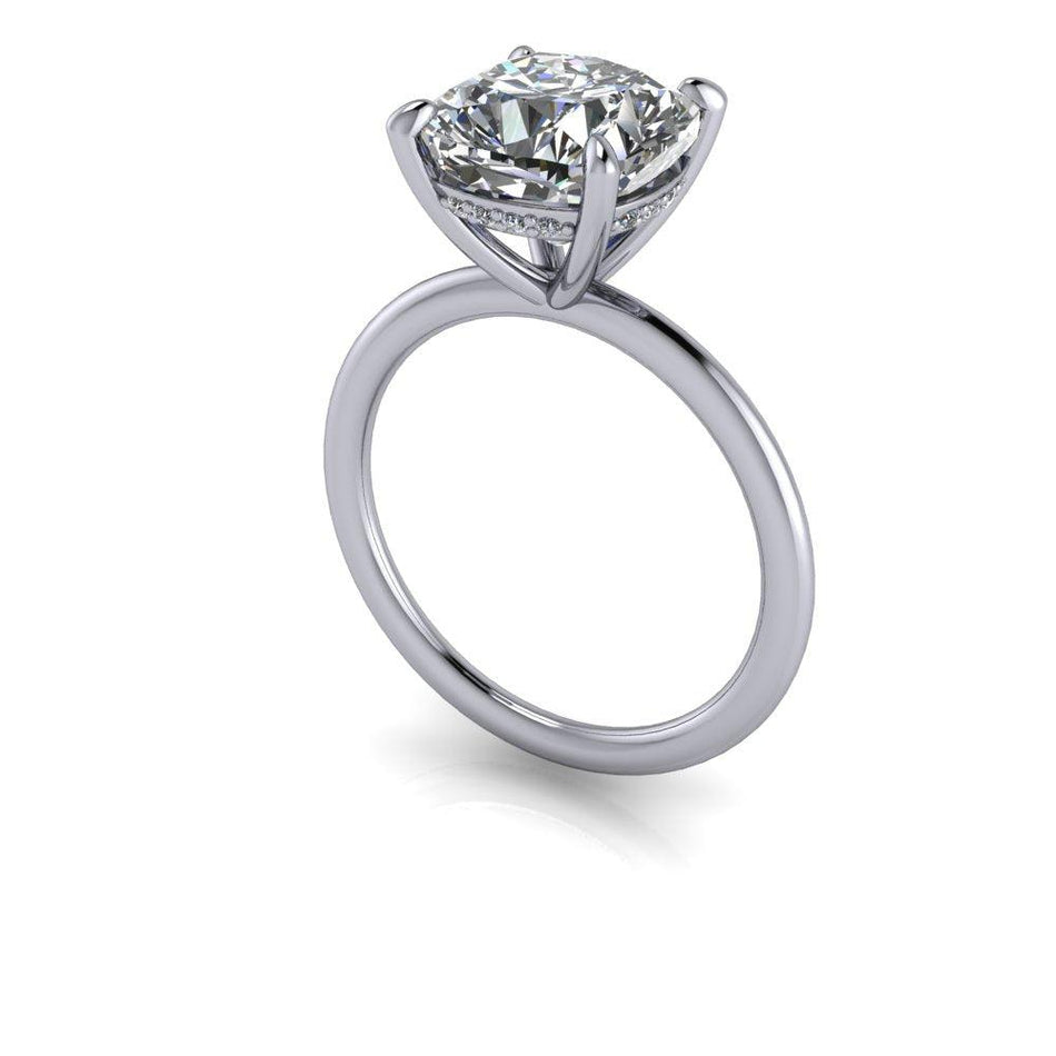 10kt white gold Engagement Ring Bel Viaggio Designs, LLC