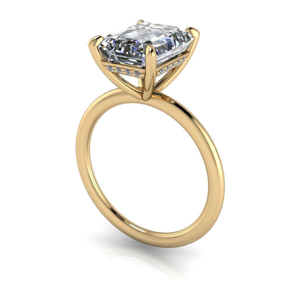 10kt yellow gold Engagement Ring Bel Viaggio Designs, LLC