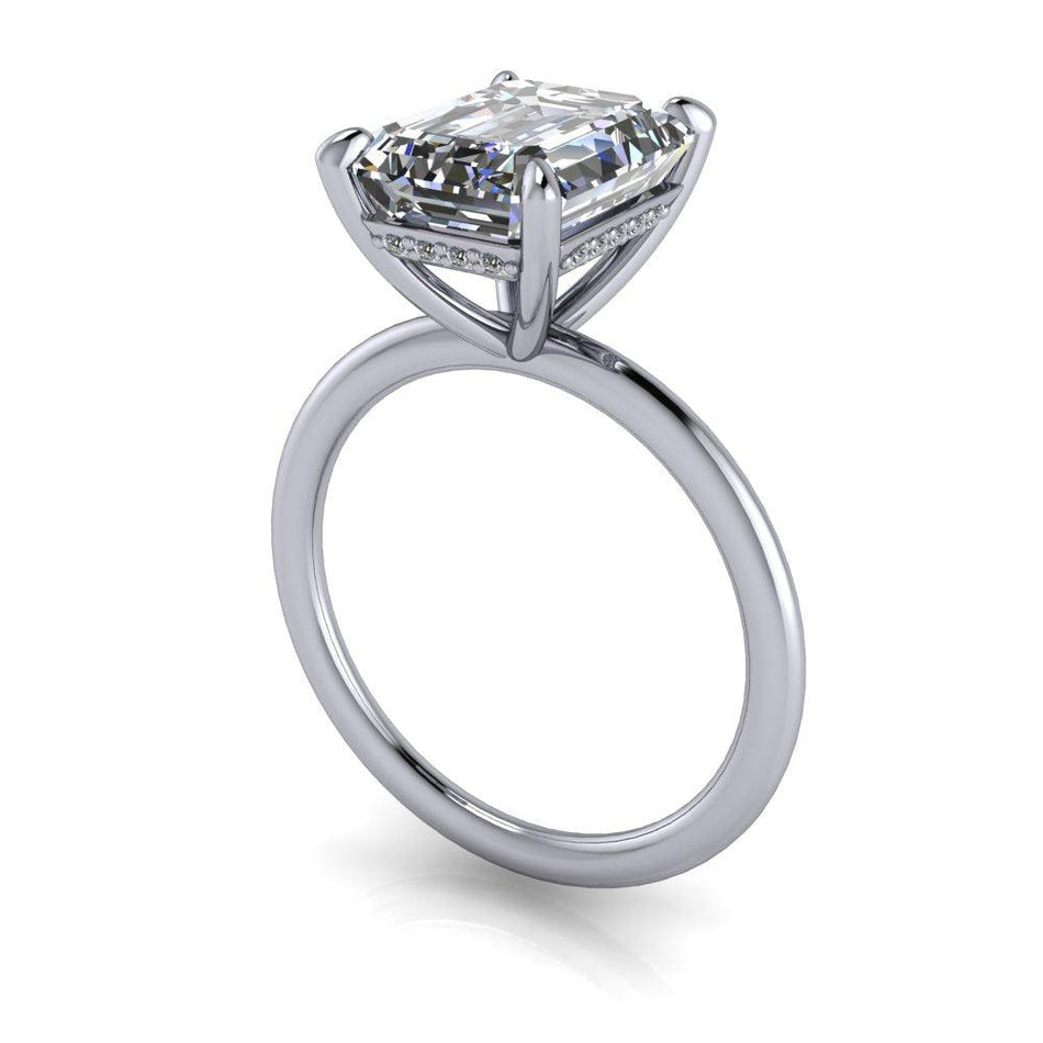 10kt white gold Engagement Ring Bel Viaggio Designs, LLC