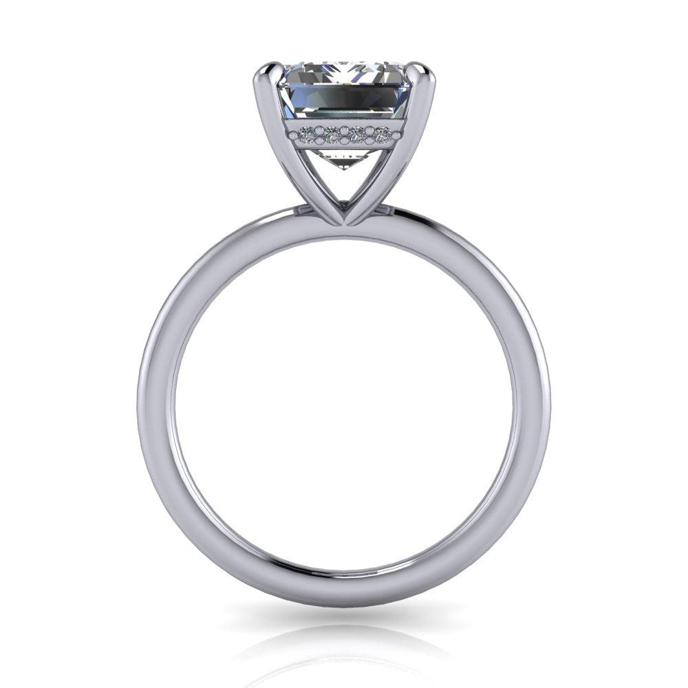 10kt white gold Engagement Ring Bel Viaggio Designs, LLC