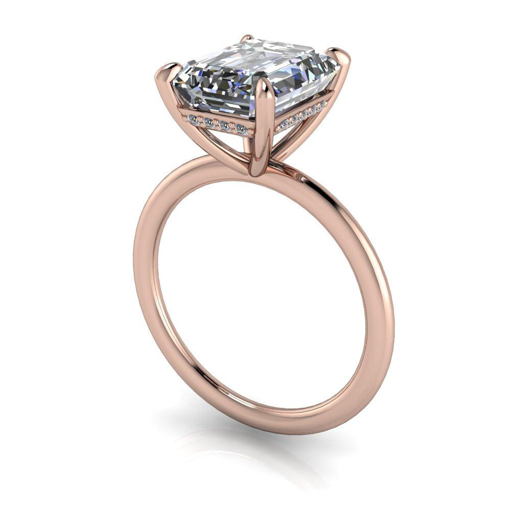 10kt rose gold Engagement Ring Bel Viaggio Designs, LLC