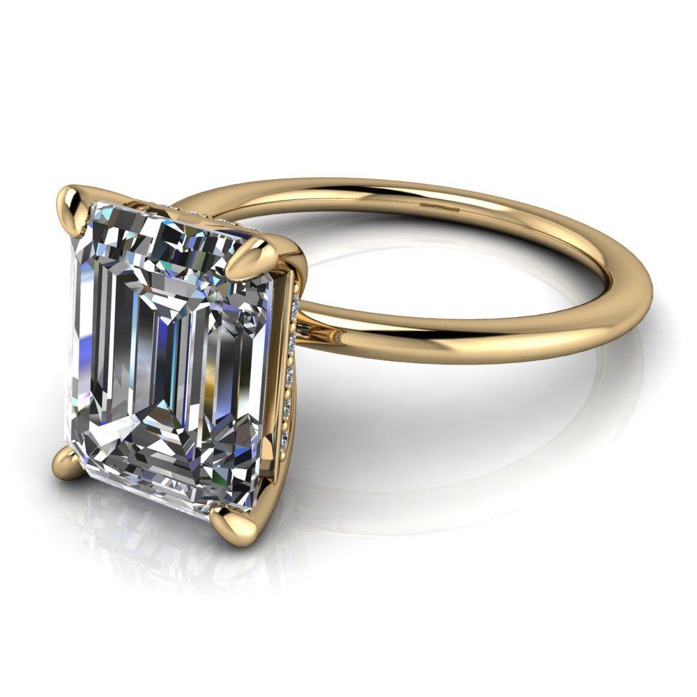 10kt yellow gold Engagement Ring Bel Viaggio Designs, LLC