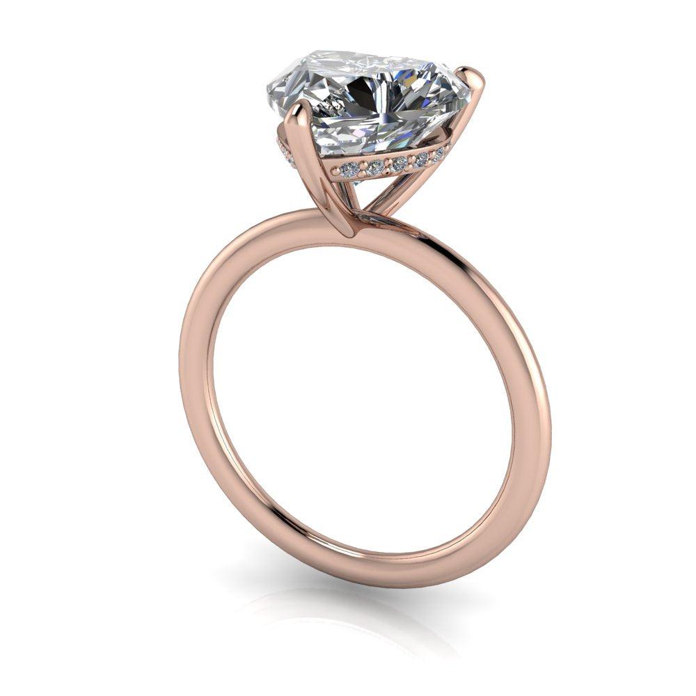 10kt rose gold Engagement Ring Bel Viaggio Designs, LLC